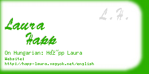 laura happ business card
